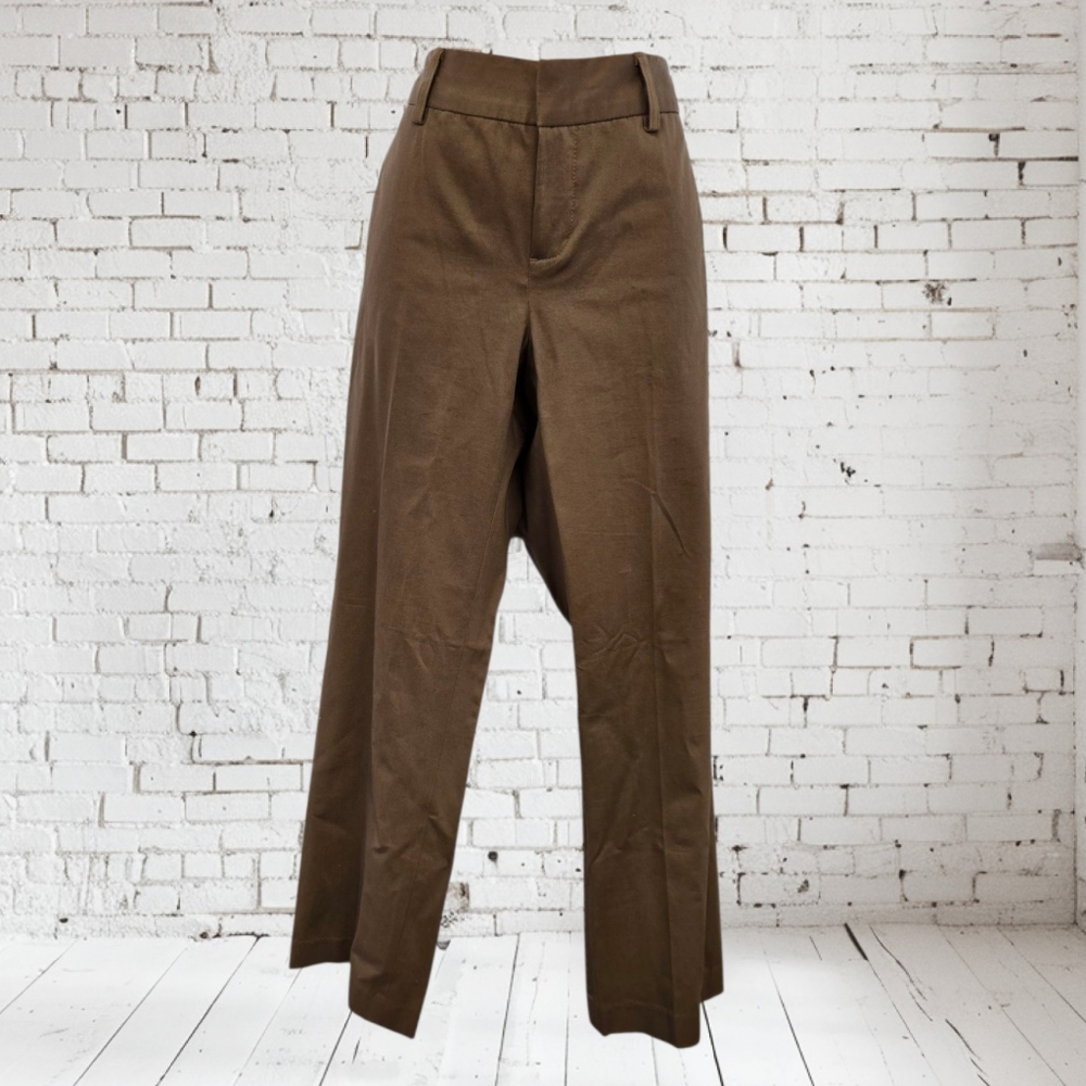 Vintage Eddie Bauer Trousers Mercer Fit Short Petite Brown Women's
